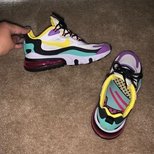Women’s Bright Violet Nike 270 React size 7!